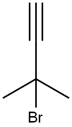 3-溴-3-甲基-1-丁炔, 6214-31-9, 结构式