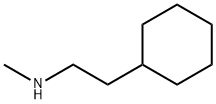 N-Methylcyclohexaneethaneamine Struktur