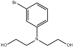 2,2'-[(3-bromophenyl)imino]bisethanol Struktur