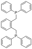 1,2-ビス(ジフェニルホスフィノメチル)ベンゼン 化学構造式