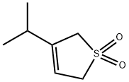 Thiophene, 2,5-dihydro-3-(1-methylethyl)-, 1,1-dioxide (9CI) Struktur