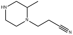 1-Piperazinepropanenitrile,2-methyl-(9CI) Structure