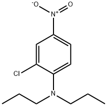 2-氯-4-硝基-NN-二丙苯胺, 6216-91-7, 结构式