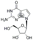 7-DEAZA-鸟苷 结构式