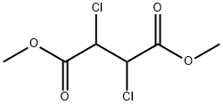 2,3-ジクロロこはく酸ジメチル 化学構造式