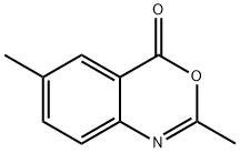 2,6-dimethyl-4H-3,1-benzoxazin-4-one Struktur