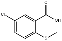 5-Chloro-2-methylsulfanylbenzoic acid Struktur