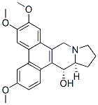 (12aS,13R)-3,6,7-トリメトキシ-13-ヒドロキシ-9,10,11,12,12a,13-ヘキサヒドロ-9a-アザ-9aH-シクロペンタ[b]トリフェニレン 化学構造式