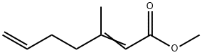 3-Methyl-2,6-heptadienoic acid methyl ester Struktur