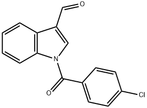 1-(4-chlorobenzoyl)indole-3-carbaldehyde Structure