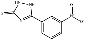 3H-1,2,4-Triazole-3-thione, 1,2-dihydro-5-(3-nitrophenyl)- Structure