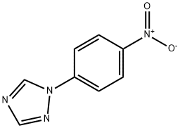 1-(4-Nitrophenyl)-1H-1,2,4-Triazole Struktur