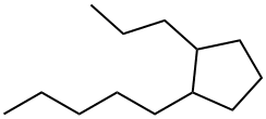 1-pentyl-2-propyl-Cyclopentane Structure