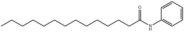 ミリスチン酸アニリド 化学構造式