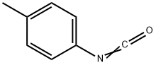 对甲苯异氰酸酯,622-58-2,结构式