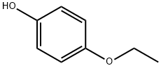 4-エトキシフェノール 化学構造式