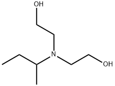 2,2'-[(1-methylpropyl)imino]bisethanol Struktur