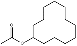 シクロドデカノールアセタート 化学構造式
