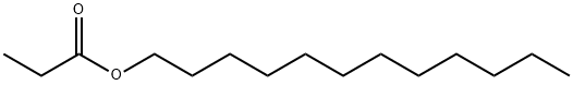 プロパン酸ドデシル 化学構造式