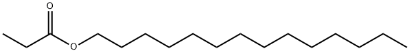 肉豆蔻醇丙酸酯, 6221-95-0, 结构式