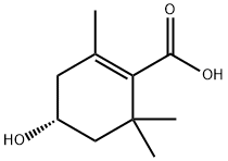 4-HYDROXY-2,6,6-TRIMETHYL-1-CYCLOHEXENECARBOXYLIC ACID 结构式