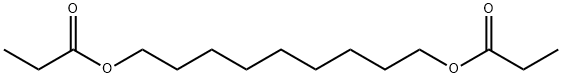9-propanoyloxynonyl propanoate Struktur