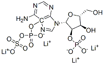 2'-磷酰腺苷 5'-磷酰硫酸酯 结构式