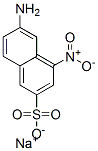6-Amino-4-nitro-2-naphthalenesulfonic acid sodium salt,62231-26-9,结构式