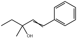 3-methyl-1-phenylpent-1-en-3-ol  Struktur