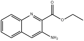 炭酸3-アミノキノリン-2-イルエチル 化学構造式