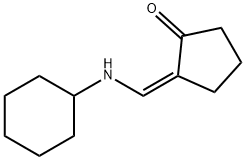 Cyclopentanone, 2-[(cyclohexylamino)methylene]-, (2Z)- (9CI) Structure