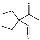 Cyclopentanecarboxaldehyde, 1-acetyl- (9CI) Structure