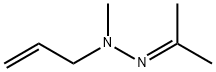 Acetone methylallyl hydrazone Structure