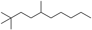 2,2,5-Trimethyldecane Structure