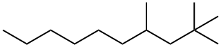 2,2,4-Trimethyldecane 结构式