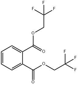 邻苯二甲酸双(2,2,2-三氟乙基)酯[气液色谱法测定邻苯二甲酸酯的标准], 62240-27-1, 结构式