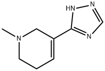 Pyridine, 1,2,3,6-tetrahydro-1-methyl-5-(1H-1,2,4-triazol-3-yl)- (9CI) Structure