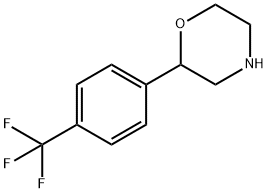 2-[4-(三氟甲基)苯基]吗啉盐酸盐, 62243-72-5, 结构式