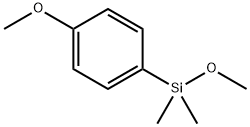 Methoxy(4-methoxyphenyl)dimethylsilane Struktur