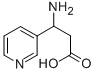 3-アミノ-3-(3-ピリジル)プロピオン酸 化学構造式