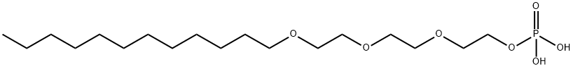 bis[2-[2-[2-(dodecyloxy)ethoxy]ethoxy]ethyl] hydrogen phosphate|