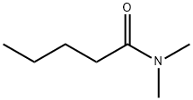 N,N-ジメチルバレルアミド 化学構造式