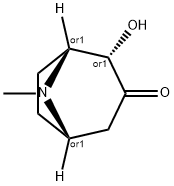 8-Azabicyclo[3.2.1]octan-3-one,2-hydroxy-8-methyl-,endo-(9CI) Structure