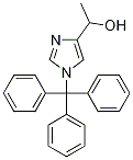 1-(1-三苯甲基-4-)乙醇 结构式