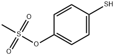 4-Methylsulfonyloxy benzenethiol Struktur