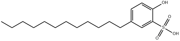 5-DODECYL-2-HYDROXYBENZENESULFONIC ACID Struktur