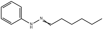 1-ヘキシリデン-2-フェニルヒドラジン 化学構造式