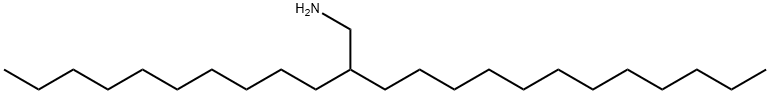 2-デシルテトラデカン-1-アミン 化学構造式