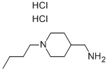 (1-丁基哌啶-4-基)甲胺二盐酸盐, 62281-15-6, 结构式