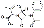 Methyl [2R-(2α,6α,7β)]-3-methyl-8-oxo-7-phenylacetamido-5-thia-1-azabicyclo[4.2.0]oct-3-ene-2-carboxylate Struktur